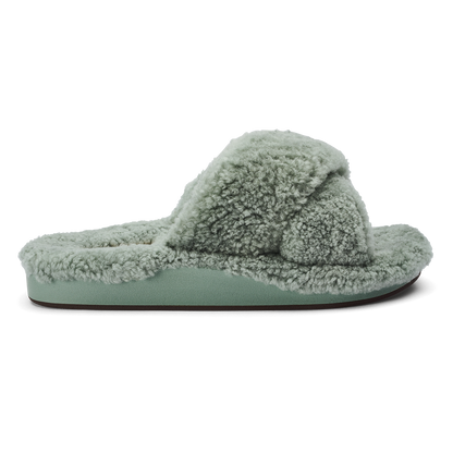 Hila Heu Women’s Slide Slipper Sandals - Muted Green | Women OluKai sale