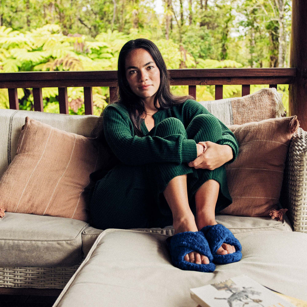 Hila Heu Women’s Slide Slipper Sandals - Moonlit Ocean | Women OluKai online