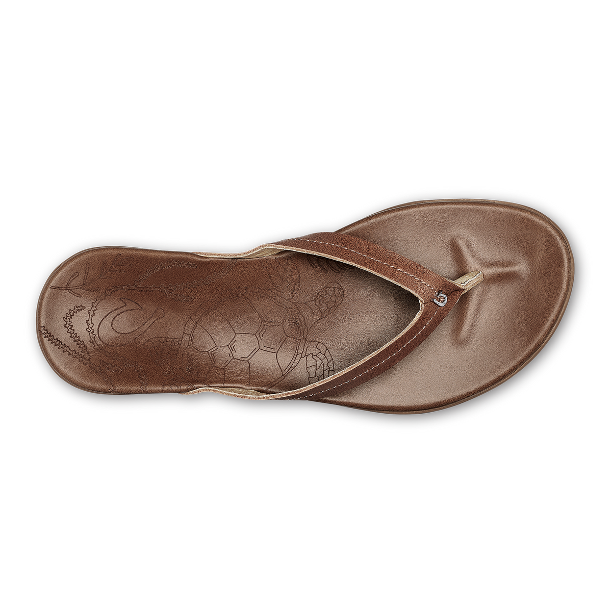 Honu Women’s Leather Beach Sandals - Tan | Women OluKai sale
