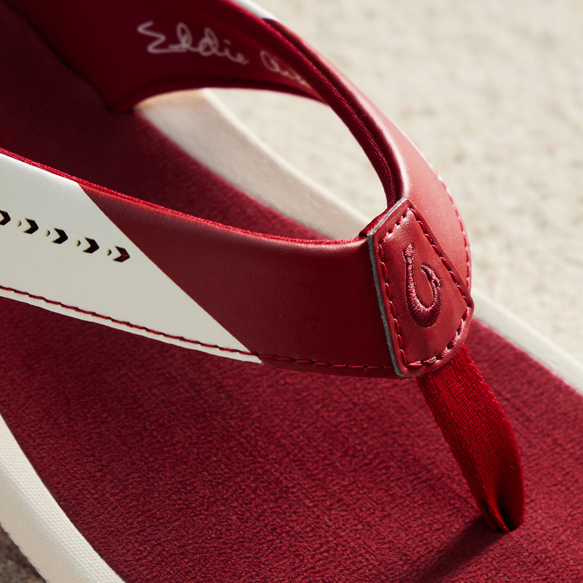Ulele - Off White / Deep Red | Women OluKai cheap
