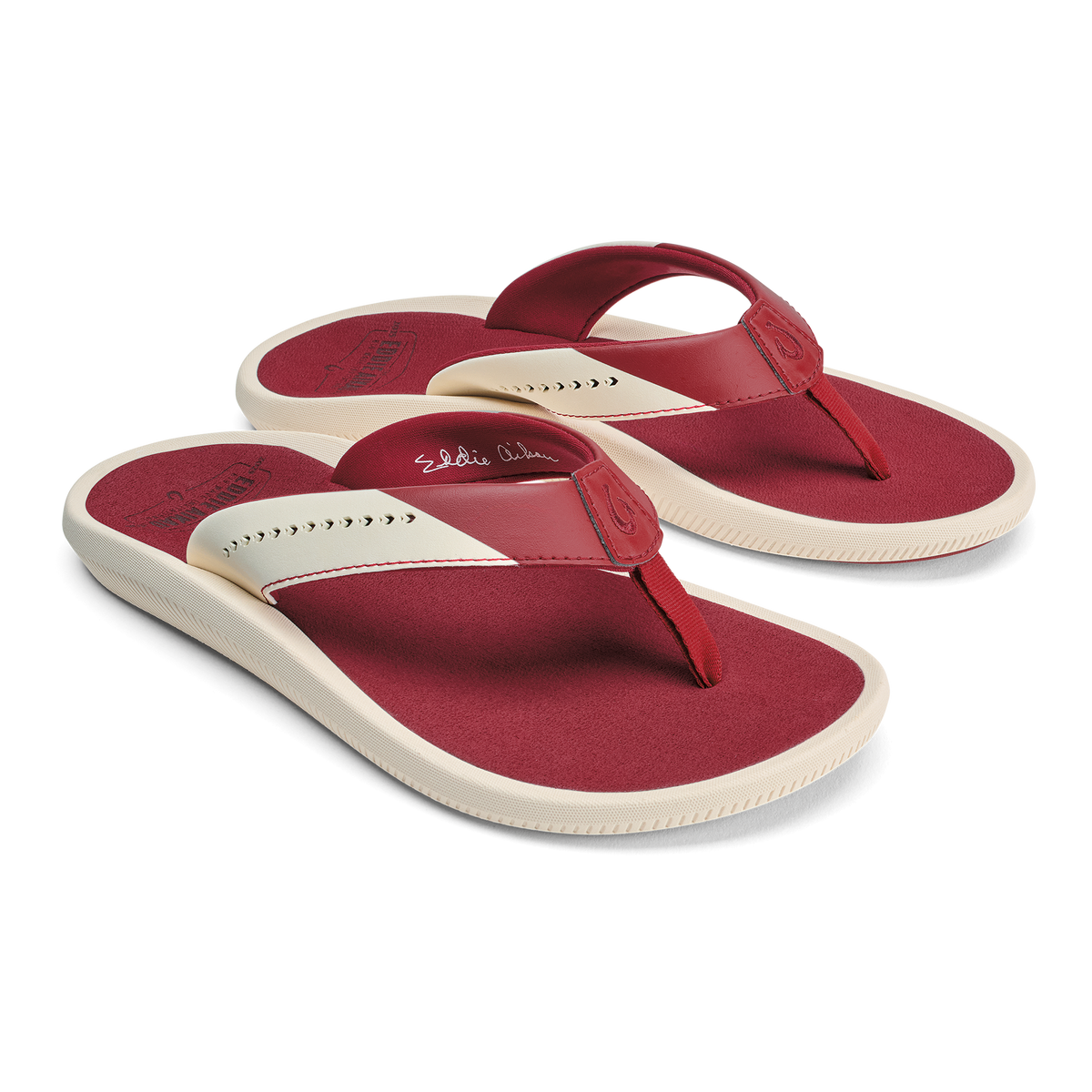 Ulele - Off White / Deep Red | Women OluKai cheap