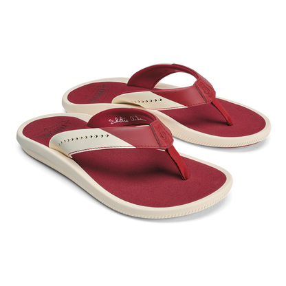 Ulele - Off White / Deep Red | Women OluKai cheap