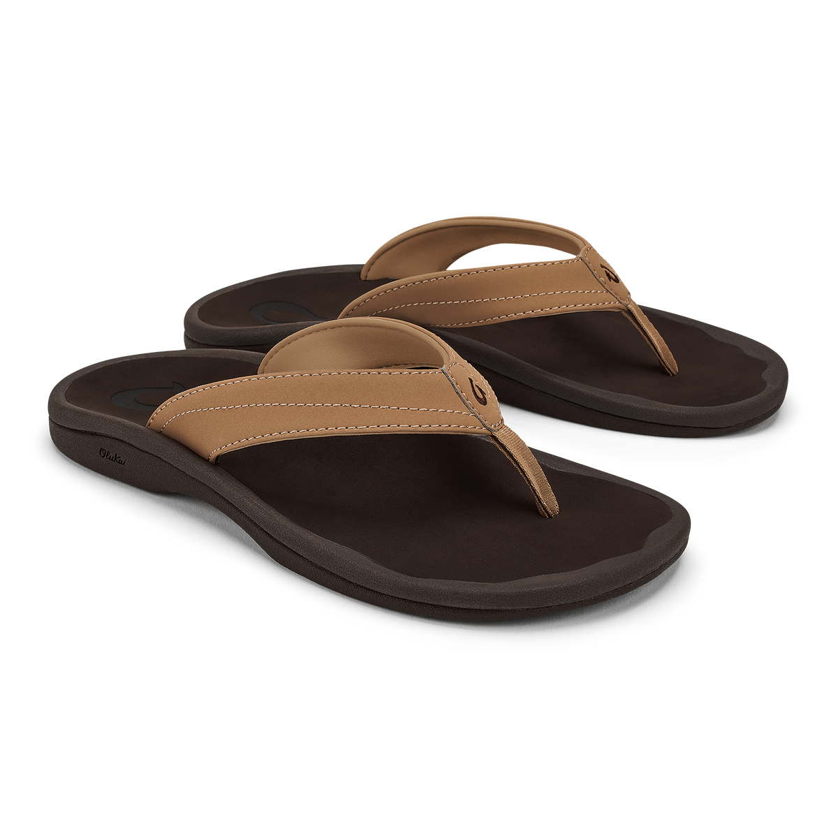 ‘Ohana Women's Beach Sandals - Almond / Dark Java | Women OluKai discount