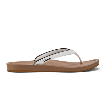 ‘Uiki Women’s Everyday Beach Sandals - White Sand / Almond | Women OluKai outlet