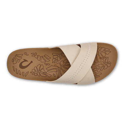 Kipe‘a ‘Olu Women‘s Slide Sandals - Puka / Tan | Women OluKai near me