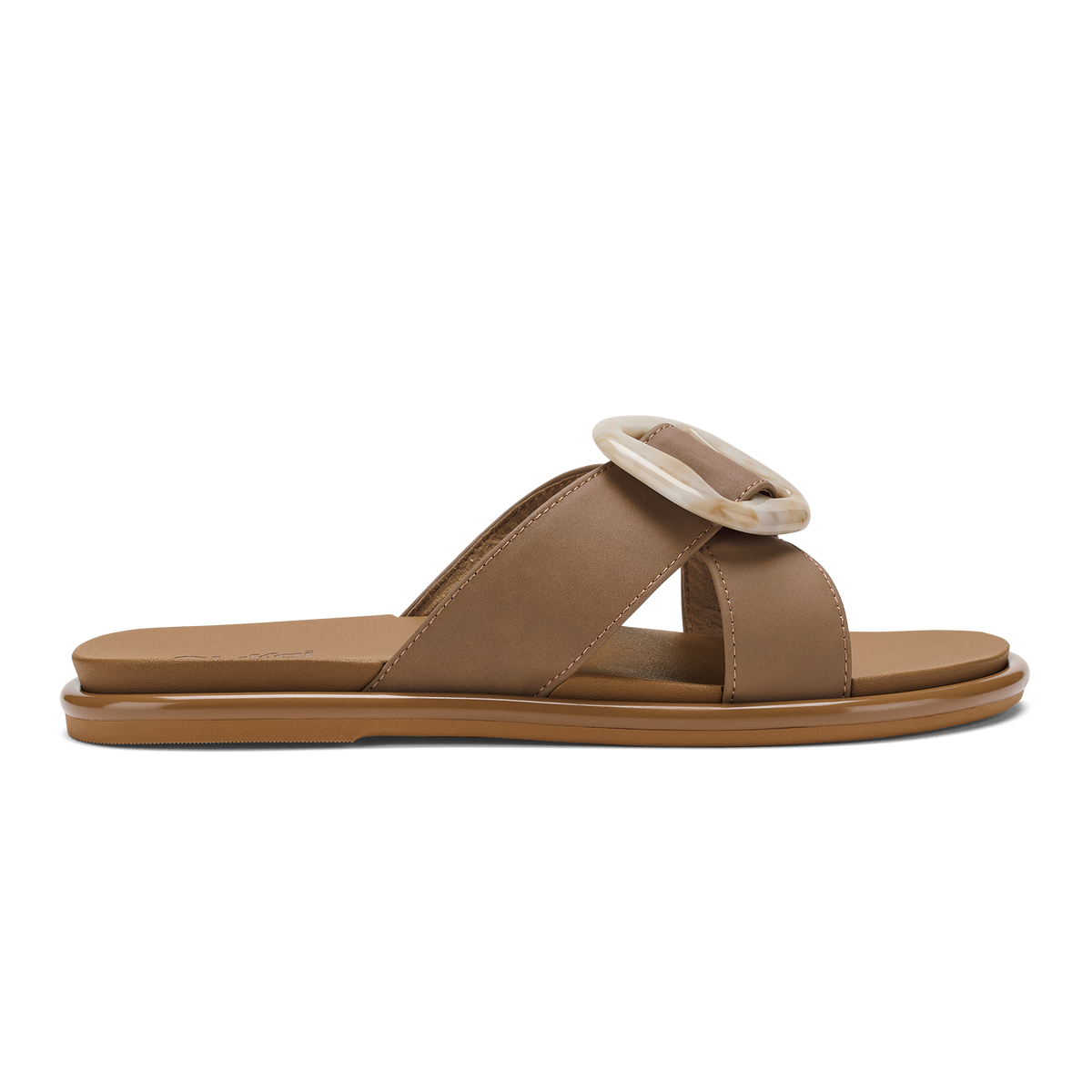 La‘i Slide Women’s Slide Beach Sandals - Tan | Women OluKai online