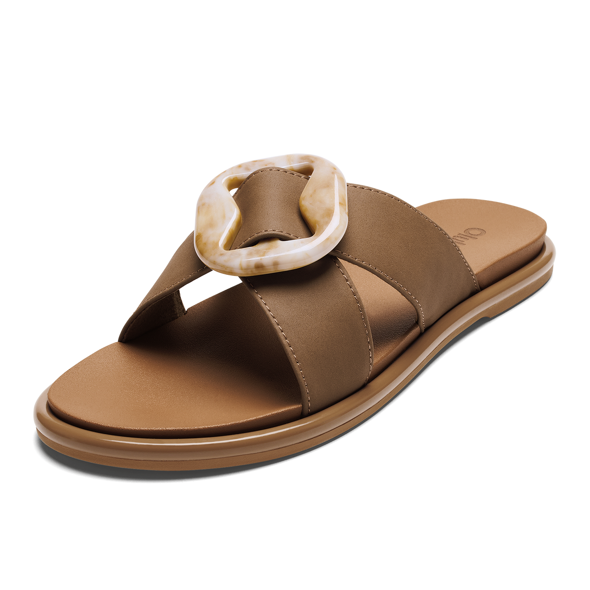 La‘i Slide Women’s Slide Beach Sandals - Tan | Women OluKai online