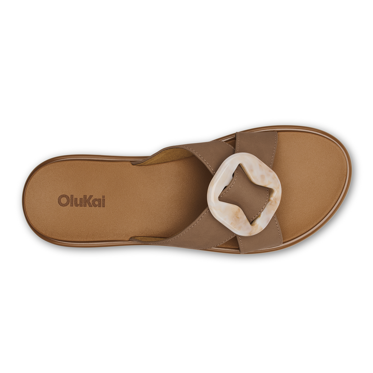 La‘i Slide Women’s Slide Beach Sandals - Tan | Women OluKai online