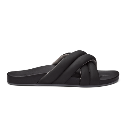 Hila Women’s Beach Slide Sandals - Black | Women OluKai outlet