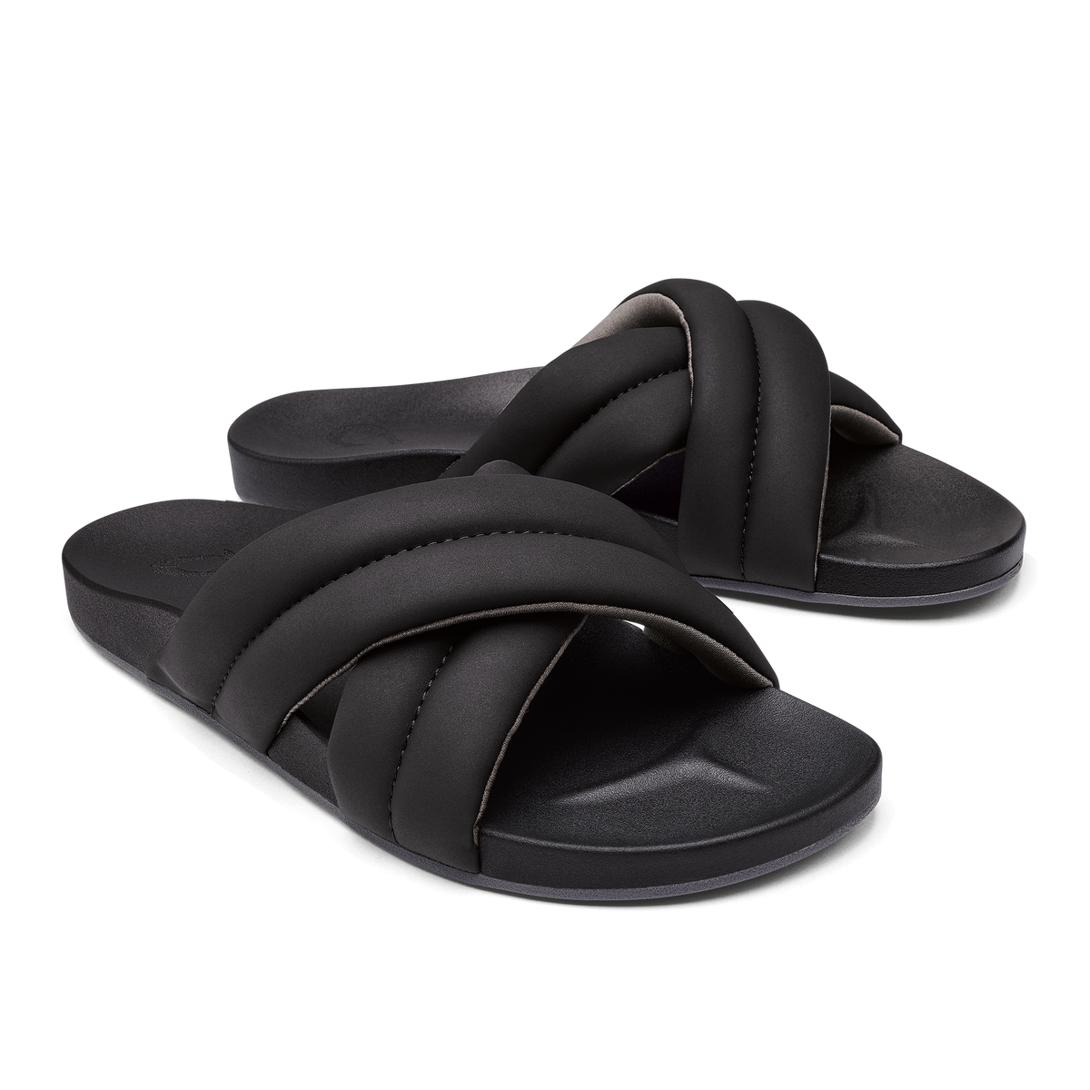 Hila Women’s Beach Slide Sandals - Black | Women OluKai outlet