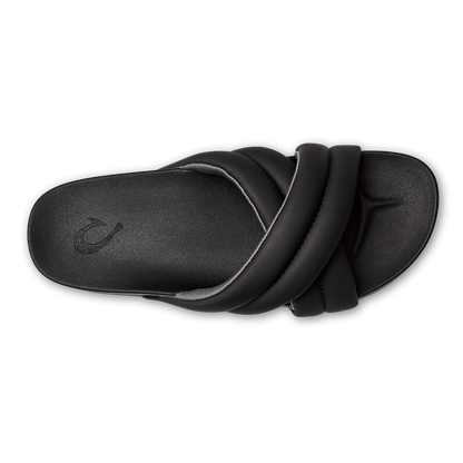 Hila Women’s Beach Slide Sandals - Black | Women OluKai outlet