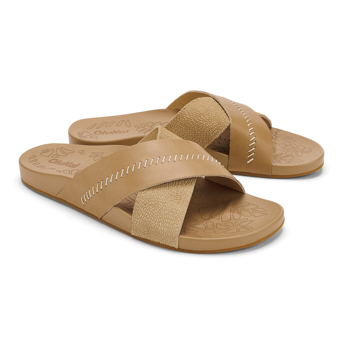 Kipe‘a ‘Olu Women‘s Slide Sandals - Warm Sand | Women OluKai sale