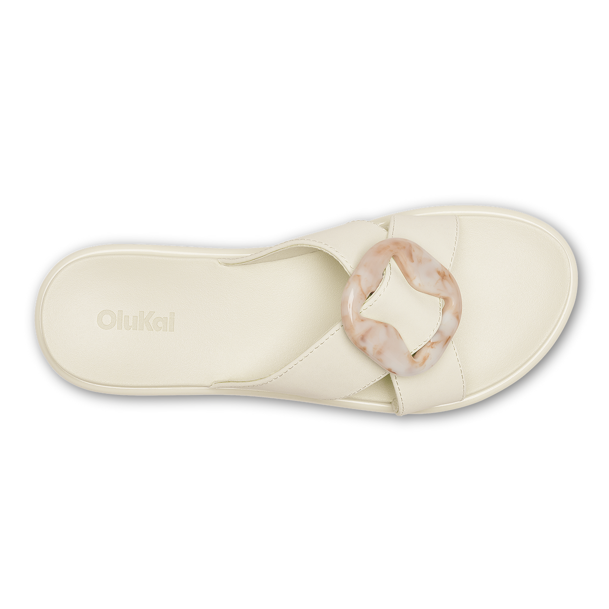 La‘i Slide Women’s Slide Beach Sandals - White Sand | Women OluKai near me