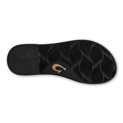 La‘i Slide Women’s Slide Beach Sandals - Black | Women OluKai online