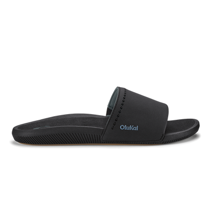 Ulele Slide - Black / Black | Women OluKai sale