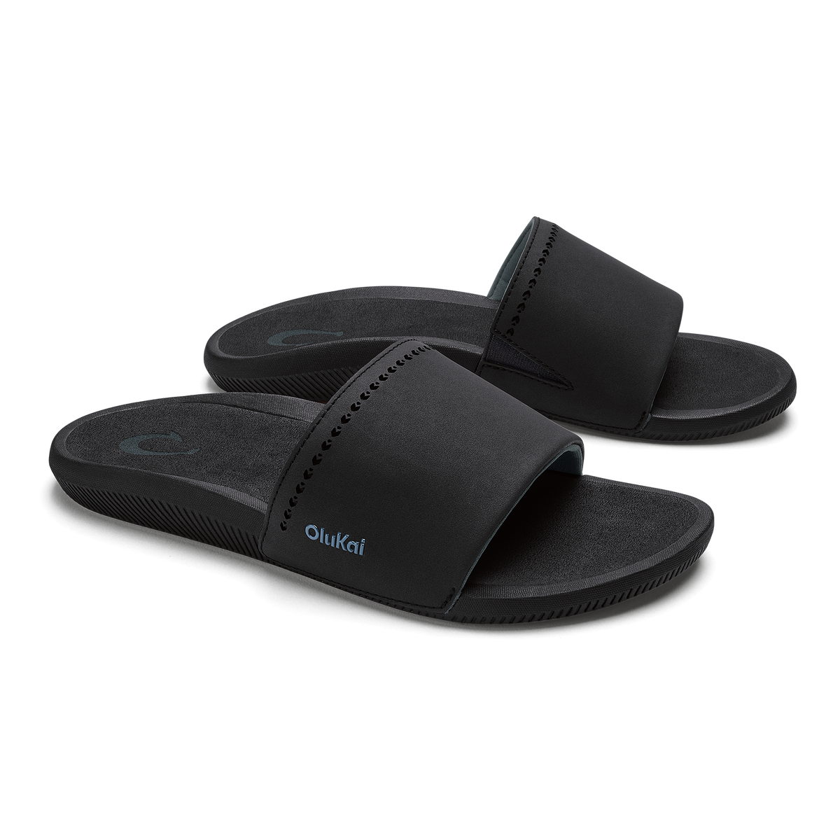 Ulele Slide - Black / Black | Women OluKai sale
