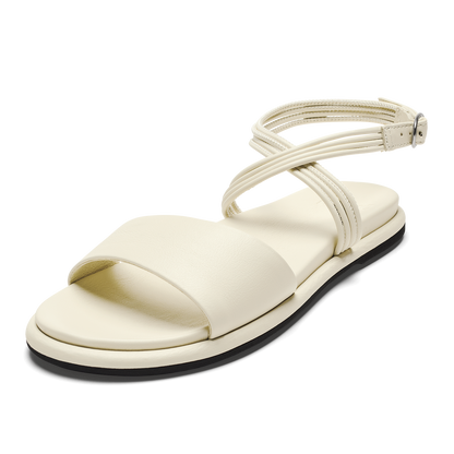 Tiare Wrap Women’s Leather Sandals - White Sand | Women OluKai for sale