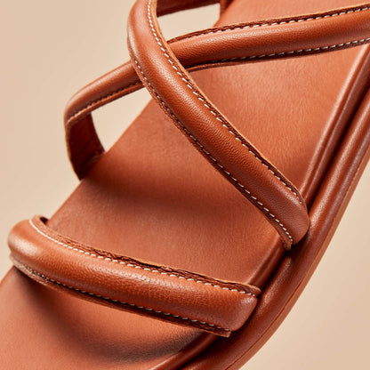Tiare Strappy Women’s Leather Sandals - Fox | Women OluKai on sale