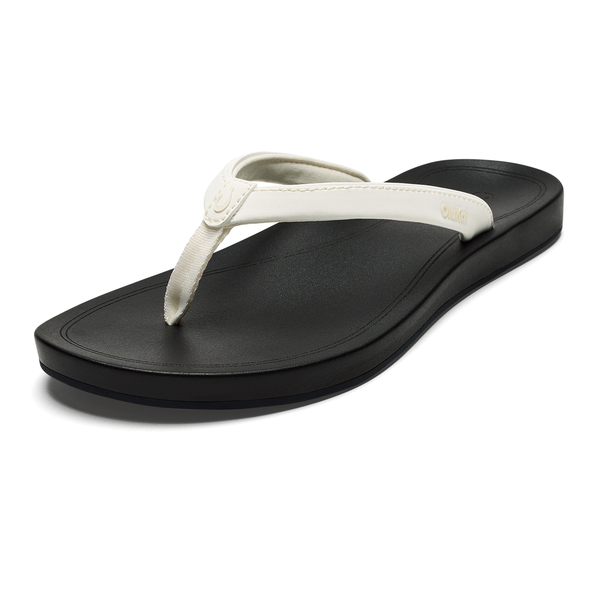 Bright White / Lava Rock